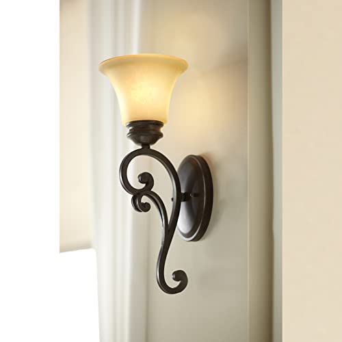 Designers Fountain 81801-FSN Mendocino Wall Sconce, Forged Sienna