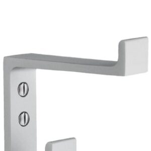 Smedbo B1048 Coat Hook, Satin Aluminum