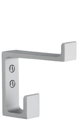 Smedbo B1048 Coat Hook, Satin Aluminum