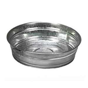 american metalcraft-mtub12 galvanized tub, 95 oz, silver