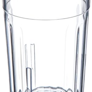 Carlisle FoodService Products 110507 Bistro Tumbler, 5 oz, Clear, Plastic