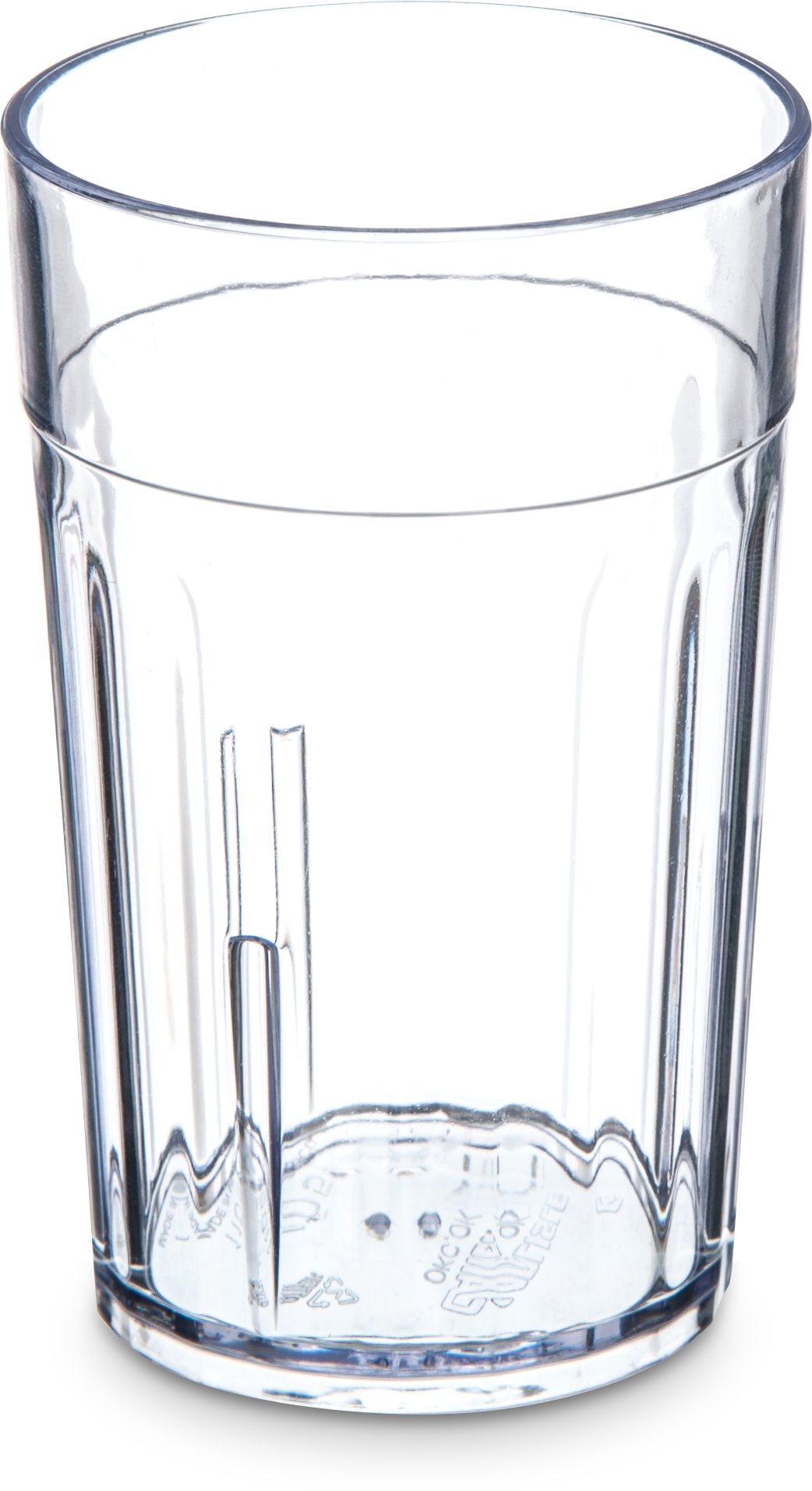 Carlisle FoodService Products 110507 Bistro Tumbler, 5 oz, Clear, Plastic