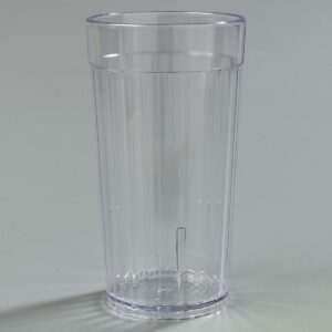 Carlisle FoodService Products 110507 Bistro Tumbler, 5 oz, Clear, Plastic