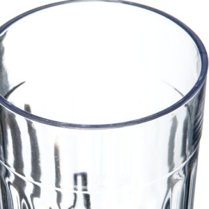 Carlisle FoodService Products 110507 Bistro Tumbler, 5 oz, Clear, Plastic