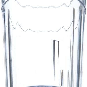 Carlisle FoodService Products 110507 Bistro Tumbler, 5 oz, Clear, Plastic