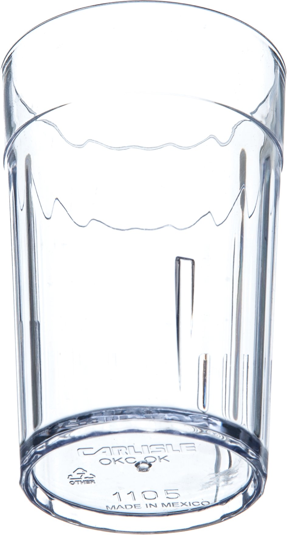 Carlisle FoodService Products 110507 Bistro Tumbler, 5 oz, Clear, Plastic