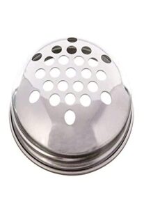 american metalcraft 12 oz cheese shaker top w/extra large holes,silver