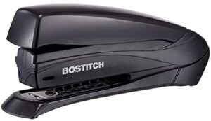 bostitch inspire 20 sheet stapler - one finger, no effort, spring powered stapler - black (1423)