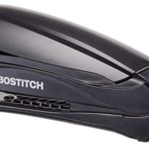 Bostitch Inspire 20 Sheet Stapler - One Finger, No Effort, Spring Powered Stapler - Black (1423)