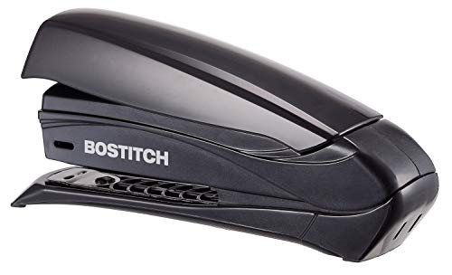 Bostitch Inspire 20 Sheet Stapler - One Finger, No Effort, Spring Powered Stapler - Black (1423)