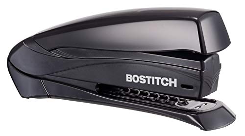 Bostitch Inspire 20 Sheet Stapler - One Finger, No Effort, Spring Powered Stapler - Black (1423)