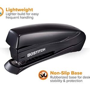 Bostitch Inspire 20 Sheet Stapler - One Finger, No Effort, Spring Powered Stapler - Black (1423)