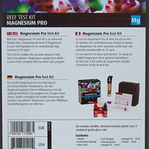 Red Sea Fish Pharm ARE21415 Saltwater Magnesium Pro Test Kit for Aquarium, 100 Tests