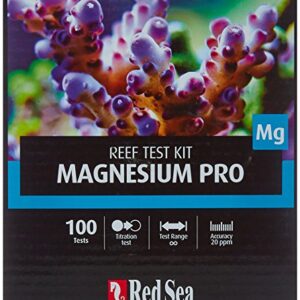 Red Sea Fish Pharm ARE21415 Saltwater Magnesium Pro Test Kit for Aquarium, 100 Tests