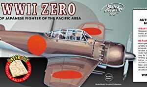 Guillow's WWII Zero Laser Cut Model Kit Small