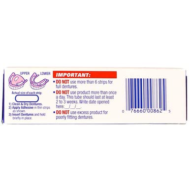 Fixodent Denture Adhesive Cream Original 0.75 oz (Pack of 3)