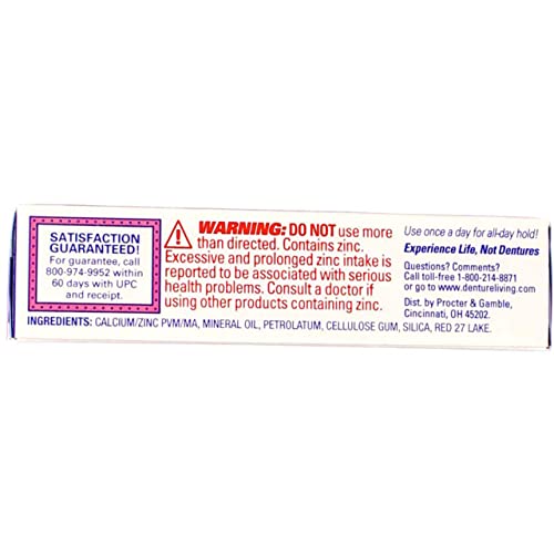 Fixodent Denture Adhesive Cream Original 0.75 oz (Pack of 3)