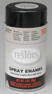 testors testors enamel flat light aircraft gray spray