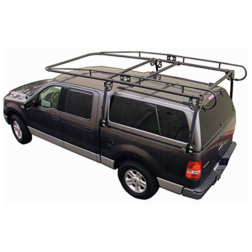 Paramount Automotive Restyling 19601 Full Size Camper Shell Contractors Rack for Long-Short Bed, black