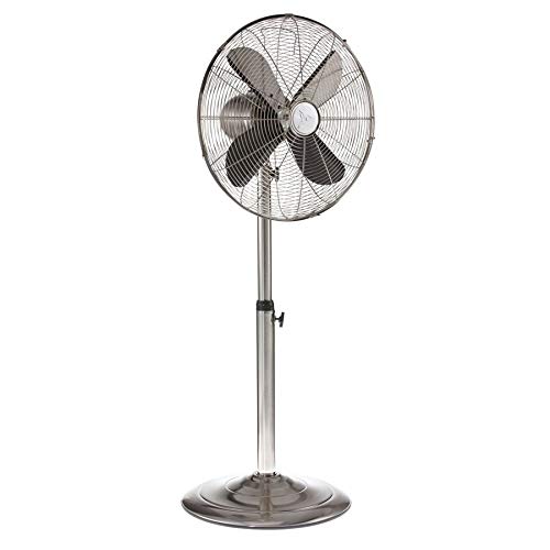 Deco Breeze DBF0208 Brushed Stainless Steel Floor Standing Fan