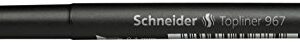 Schneider Topliner 967 Fineliner 0.4mm, Box of 10, Black (9671)