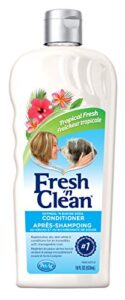 petag fresh 'n clean oatmeal 'n baking soda dog conditioner - tropical fresh scent - 18 fl oz