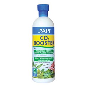 api co2 booster freshwater aquarium plant treatment 16 oz bottle