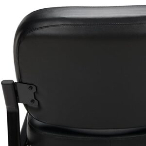 OFM Big & Tall Armless Guest and Reception Chair, Black