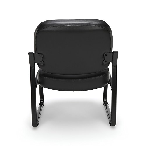 OFM Big & Tall Armless Guest and Reception Chair, Black