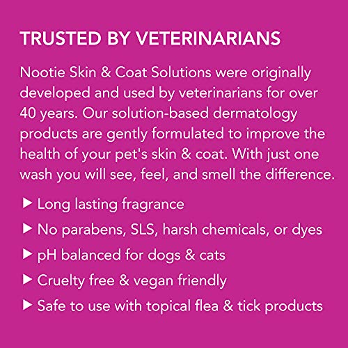 Nootie - Pet Shampoo for Sensitive Skin - Revitalizes Dry Skin & Coat - Natural Ingredients - Soap, Paraben & Sulfate Free - Cleans & Conditions