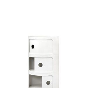 Kartell Componibili Drawer, Pack of 1, White