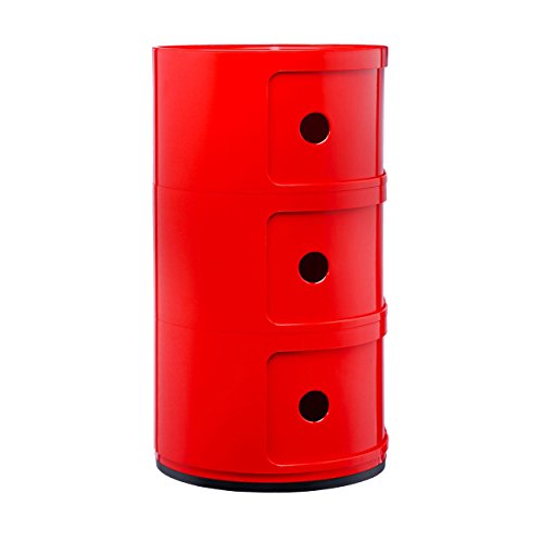 Kartell Componibili Drawer, Pack of 1, Red