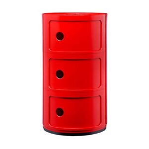 Kartell Componibili Drawer, Pack of 1, Red