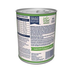 Natural Balance Limited Ingredient Adult Wet Canned Dog Food with Vegan Plant Based Protein and Healthy Grains, Vegetarian Recipe, 13 Ounce (Pack of 12)