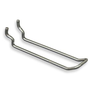 azar 701140 safety metal 4-inch loop hook, 50-piece set