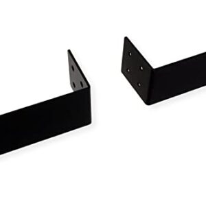 TRENDNet Rack Mount Kit, Compatible with TEG-S16Dg /TEG-S24Dg, Mount an 11 wide to a 19 Equipment rack, ETH-11MK , Black