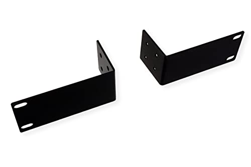 TRENDNet Rack Mount Kit, Compatible with TEG-S16Dg /TEG-S24Dg, Mount an 11 wide to a 19 Equipment rack, ETH-11MK , Black