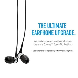 Comply Foam Premium Earphone Tips - Isolation T-400 (Red, 3 Pairs, Medium)