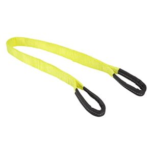 smartstraps 2”x4’ nylon webbing lifting sling, yellow (1pk) – 3,200lbs vertical lifting capacity, 1,067lbs safe work load – safely lift heavy loads – dependable, conforms to loads