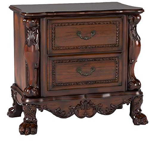 ACME Dresden Nightstand - 12143 - Cherry Oak