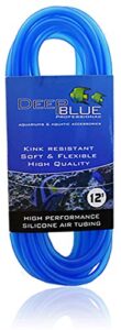 deep blue professional adb12295 silicone air tubing for aquarium, 12-feet