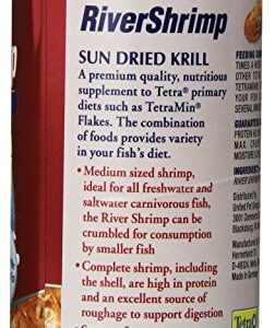 Tetra RiverShrimp 0.92 Ounce, Natural Shrimp Treat For aquarium Fish, Red, Model Number: 77017