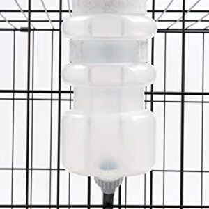 Lixit Top Fill NO-Drip Water Bottles for Dogs. (44 FL Oz (Pack of 1), White)