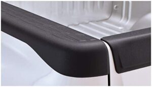 bushwacker ultimate bedrail caps - factory w/o stake holes | 2-piece set, black, smooth finish | 49524 | fits 2007-2013 gmc sierra 1500; 2007-2014 sierra 2500 hd, 3500 hd w/ 8.1' bed