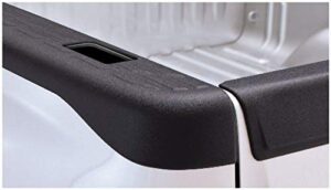 bushwacker ultimate bedrail caps - factory w/ stake holes | 2-piece set, black, smooth finish | 49526 | fits 2007-2013 gmc sierra 1500; 2007-2014 sierra 2500 hd, 3500 hd w/ 6.6' bed