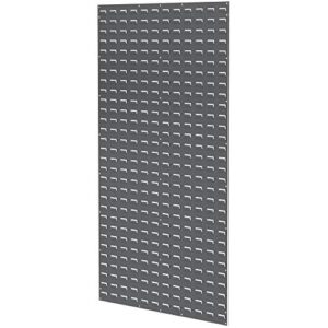 Akro-Mils 30161 Louvered Steel Wall Mount Panel Garage Organizer for Hanging AkroBins Storage Bins, 36-Inch W x 61-Inch H, Grey, Single