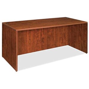 lorell desk shell, 66 by 30 by 29-1/2-inch, cherry