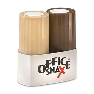 office snax ofx00057 salt and pepper shaker set, one 4-ounce salt shaker and one 1.25-ounce pepper shaker