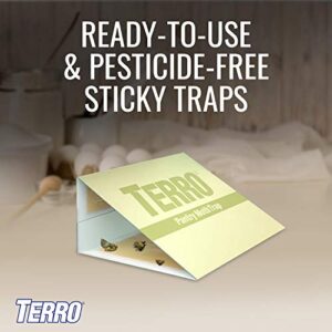 TERRO T2900 2-Pack Pantry Moth Traps - Traps grain moths, flour moths, meal moths, and seed moths