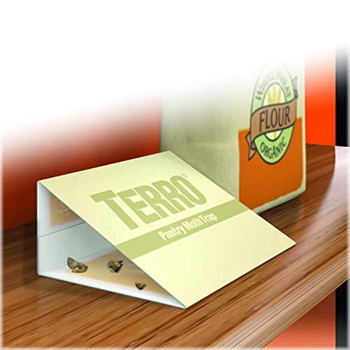 TERRO T2900 2-Pack Pantry Moth Traps - Traps grain moths, flour moths, meal moths, and seed moths